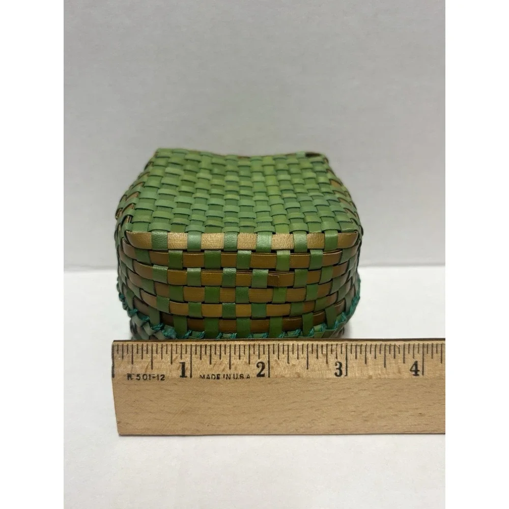 Kottan Basket hand woven Chettinad Palmyra leaf Indian Artesan handmade small